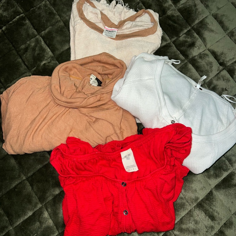 4 Free People Tops